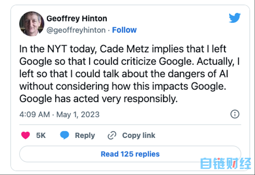 谷歌痛失大将：“AI教父” Geoffrey Hinton离职，只为给人类敲响警钟？